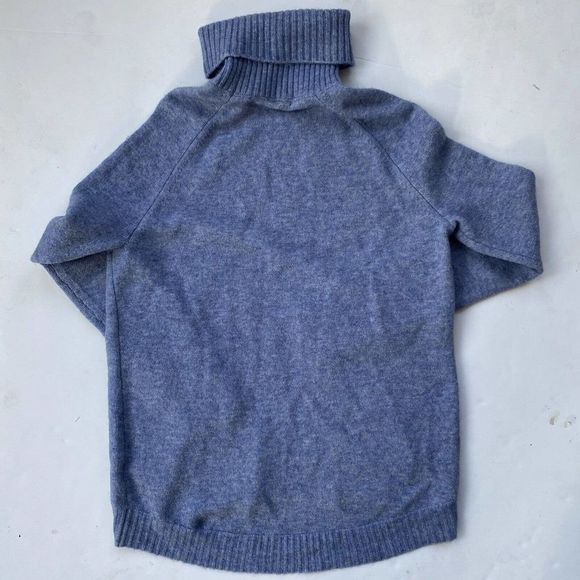 J. CREW Turtleneck Sweater Supersoft Yarn AF023 NWT Blue Size XXS - Picture 7 of 11